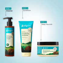 Pilgrim Patua & 10X Keratin Smoothening Shampoo For Dry & Frizzy Hair