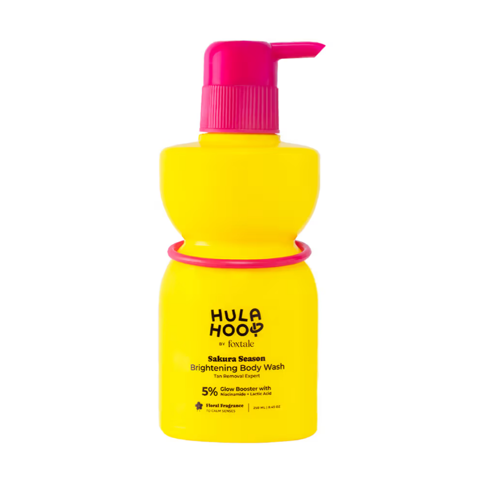 FoxTale Hula Hoop Brightening Body Wash by Foxtale , Exfoliates & Reduces Tan