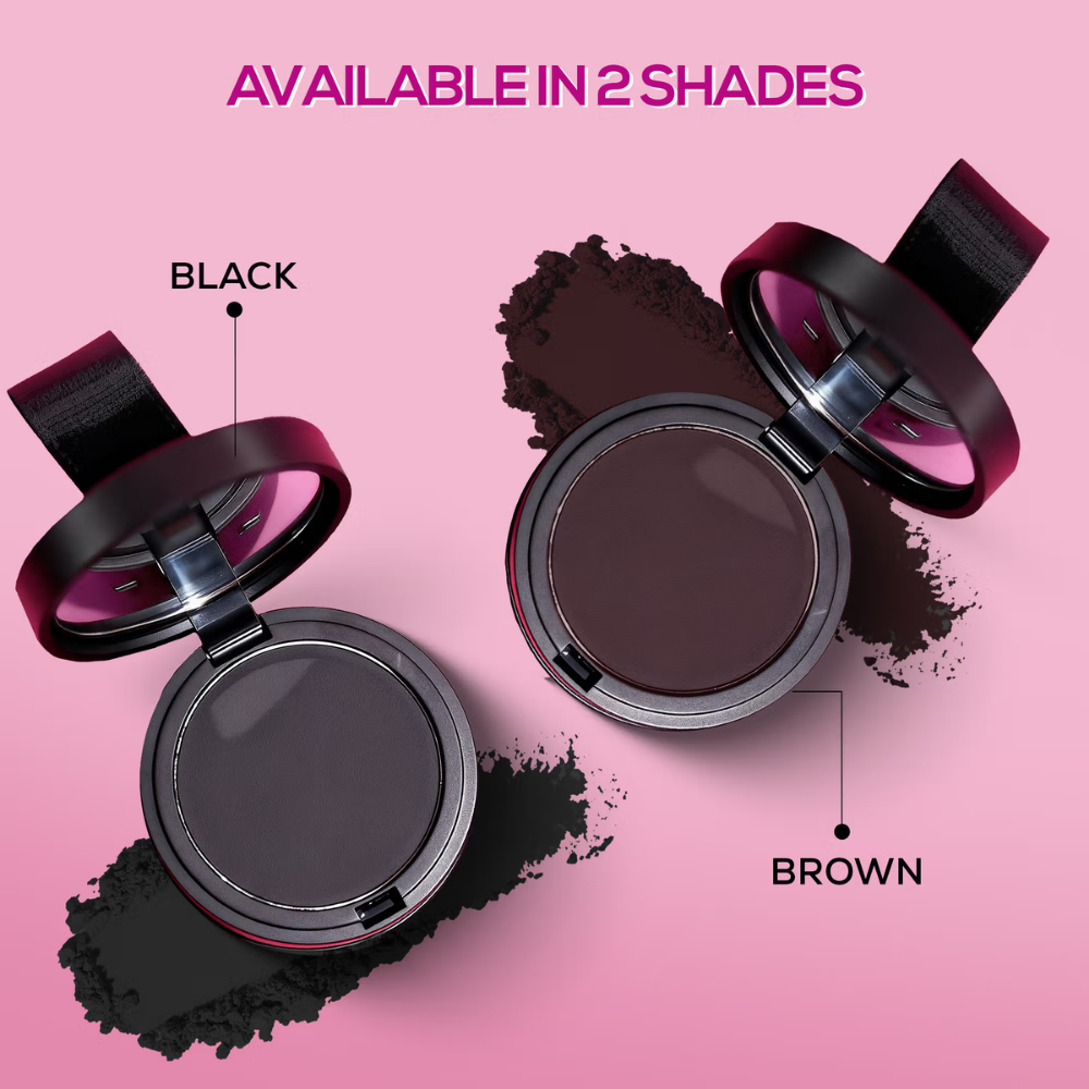 RENEE Cover-Up Hair Powder For Men & Women, For Instant Grey Hair Coverage & Root Touch-Up