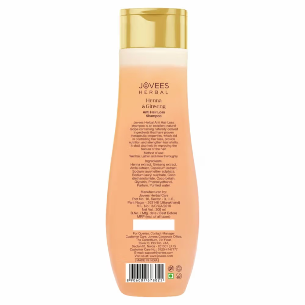 Jovees Henna & Ginseng Anti Hair Loss Shampoo