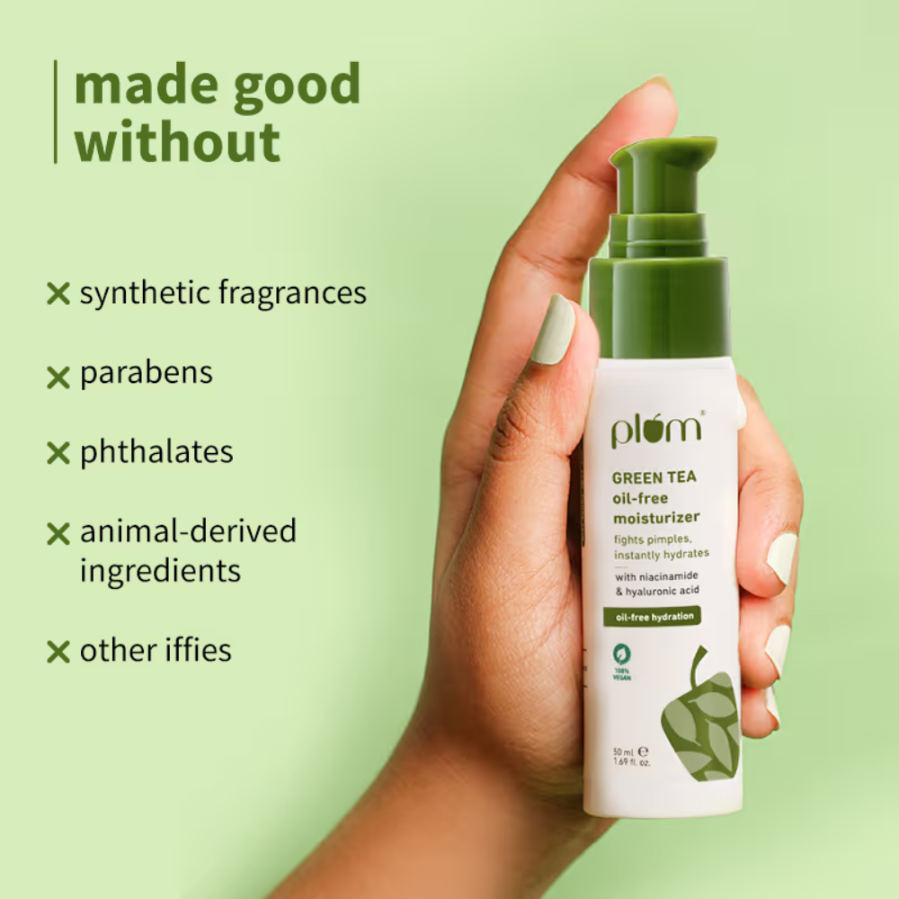 Plum Green Tea Oil-Free Moisturizer With Niacinamide For Oily, Acne Prone Skin