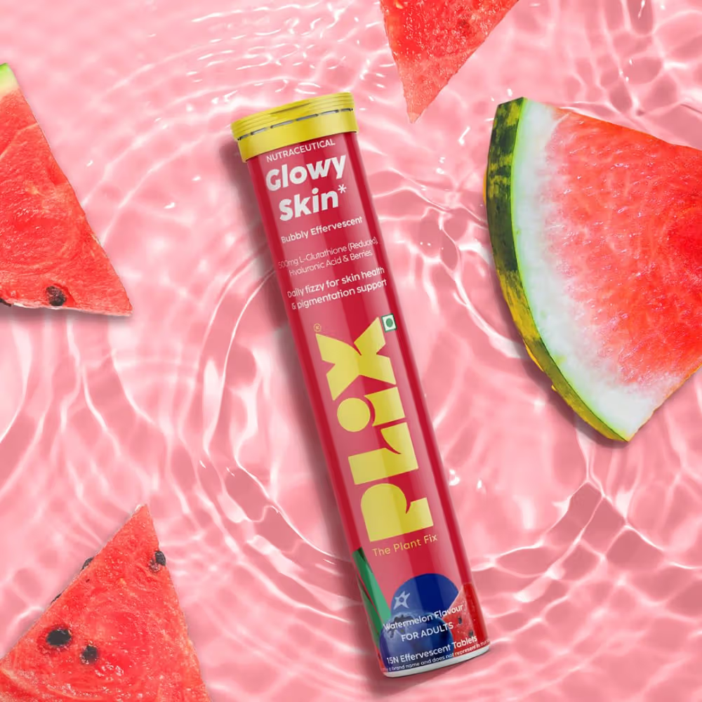 Plix Glutathione Skin Tablets With L-Glutathione & Vitamin C - Watermelon