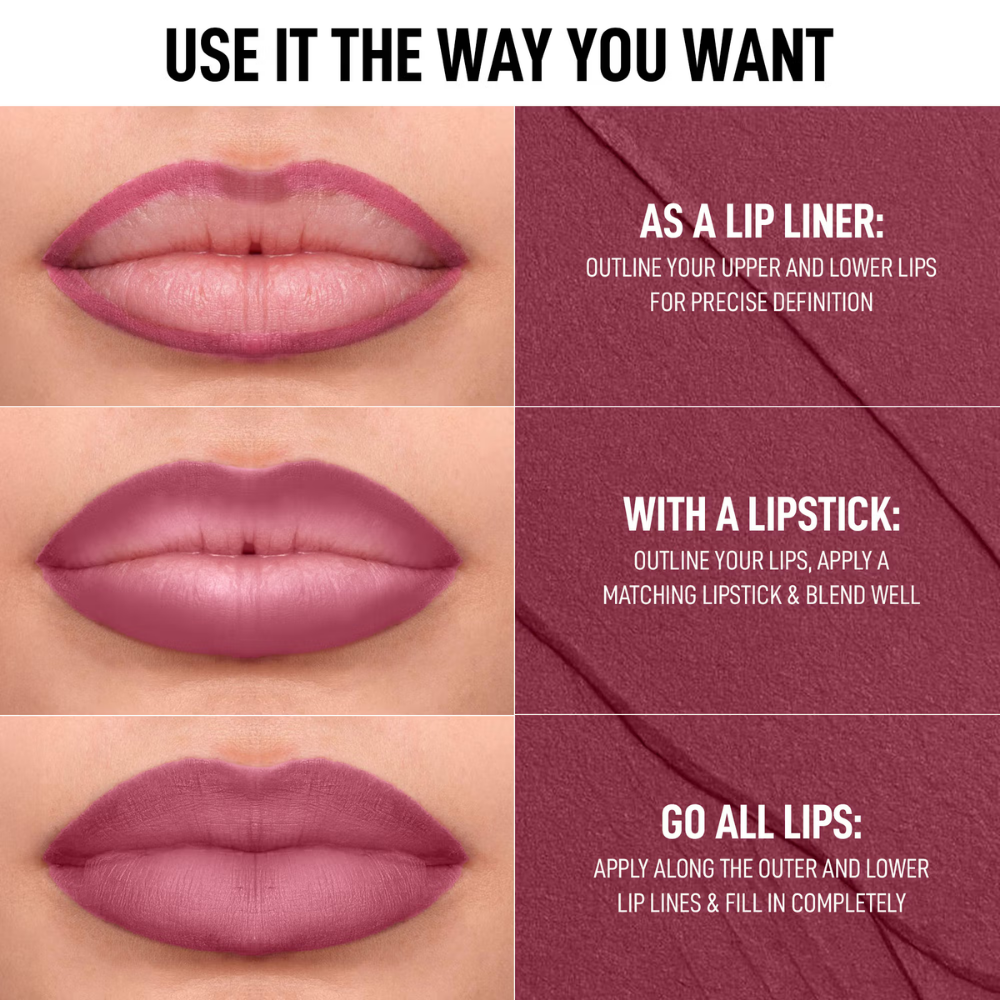 Renee Cosmetics Curve Lip Liner With Sharpener