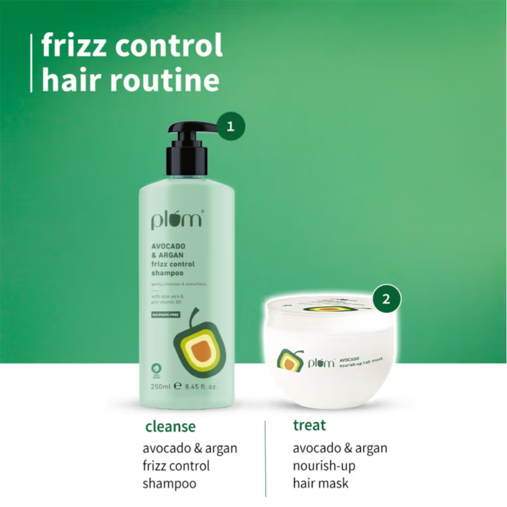 Plum Avocado Nourish-Up Hair Mask With Shea Butter