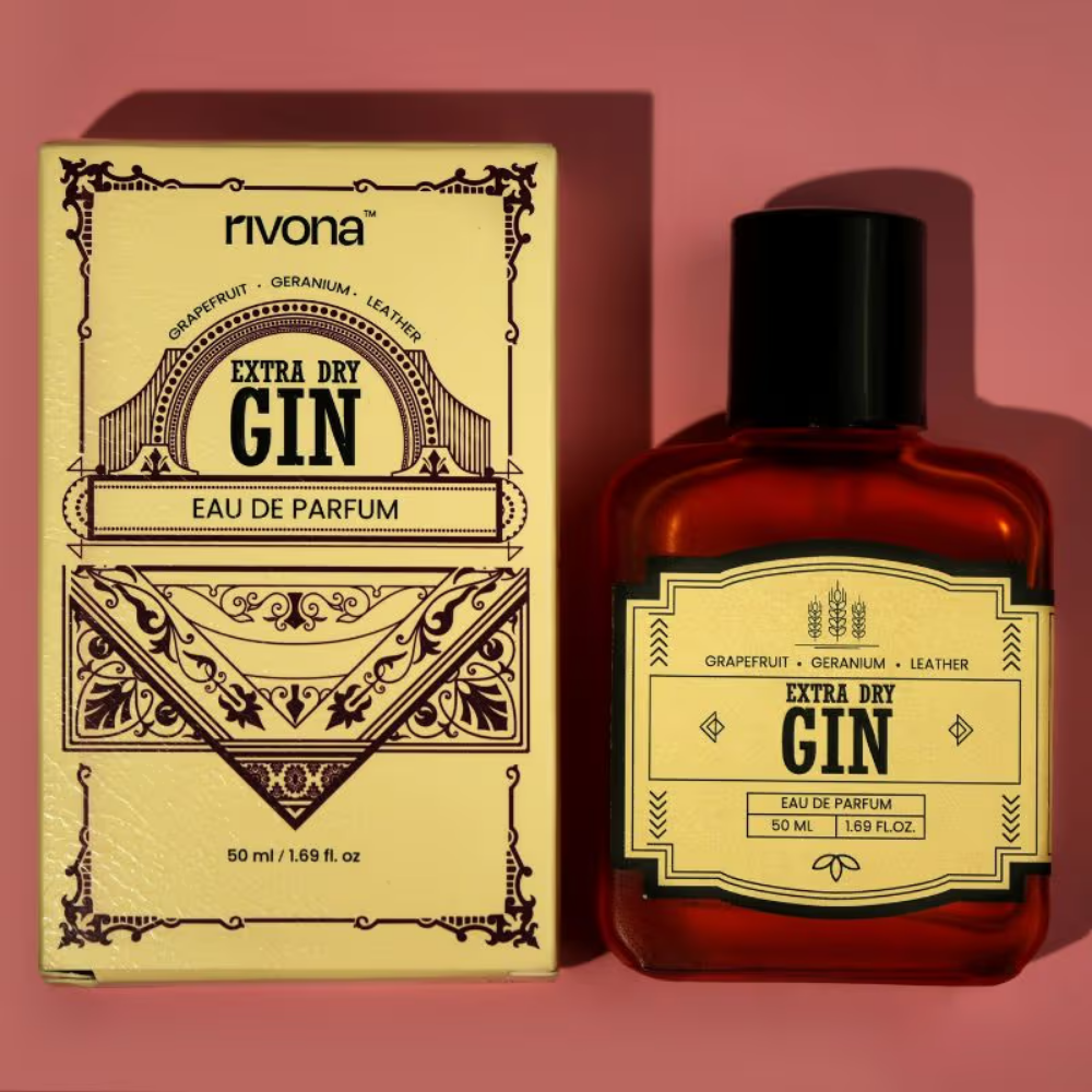 Rivona Naturals Extra Dry Gin Eau De Parfum For Long Lasting Everyday Fragrance