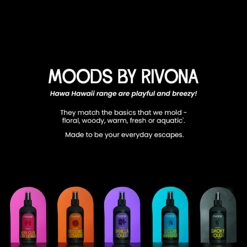 Rivona Naturals Ocean Whisper - Aquatic And Fresh Perfume Body Mist For Long Lasting Fragrance