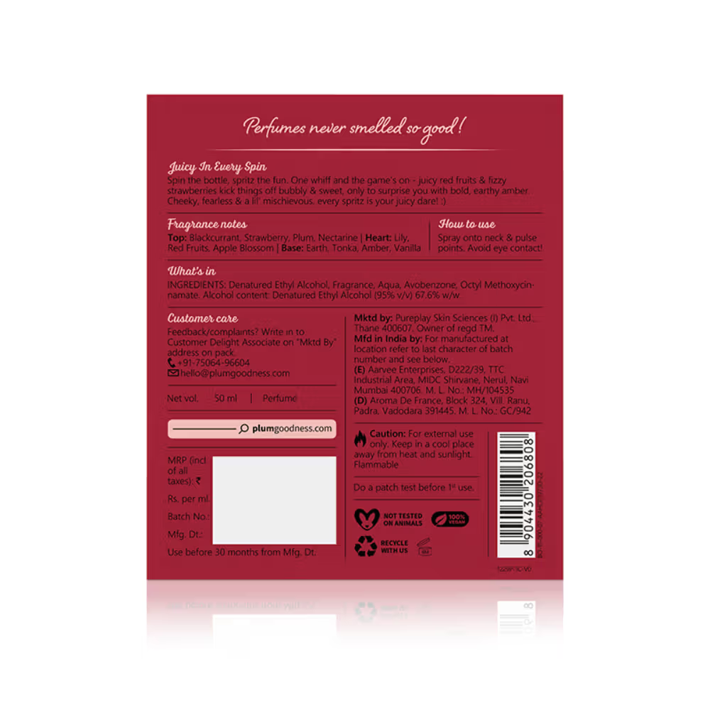 Plum Bodylovin' Juice Or Dare Eau De Parfum