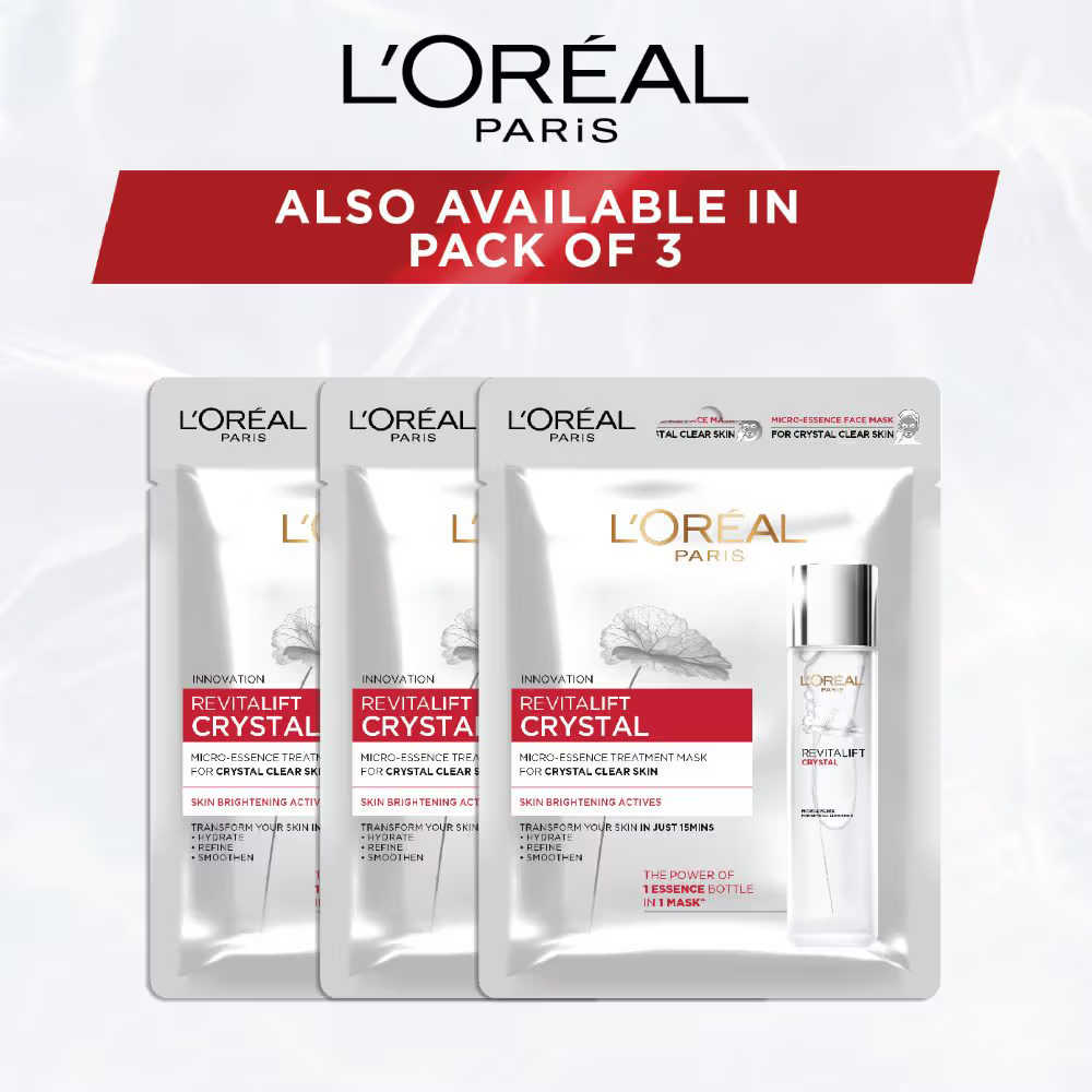 L'Oreal Paris Revitalift Crystal Micro-Essence Sheet Mask