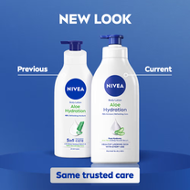 Nivea 100% Natural Aloevera Body lotion- 5 in 1 COMPLETE CARE for 48H Refreshing moisturization