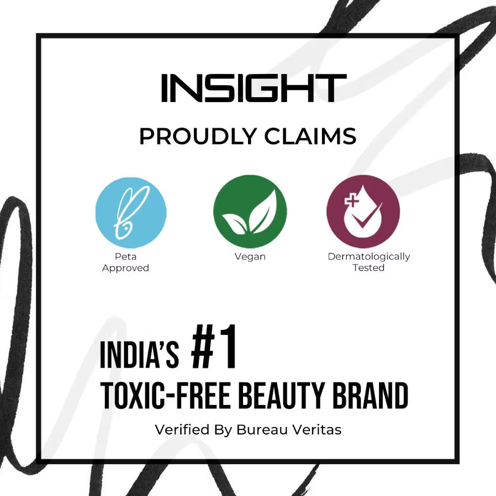 Insight Cosmetics Waterproof Eye Ink, Matte Finish, Smudge Proof