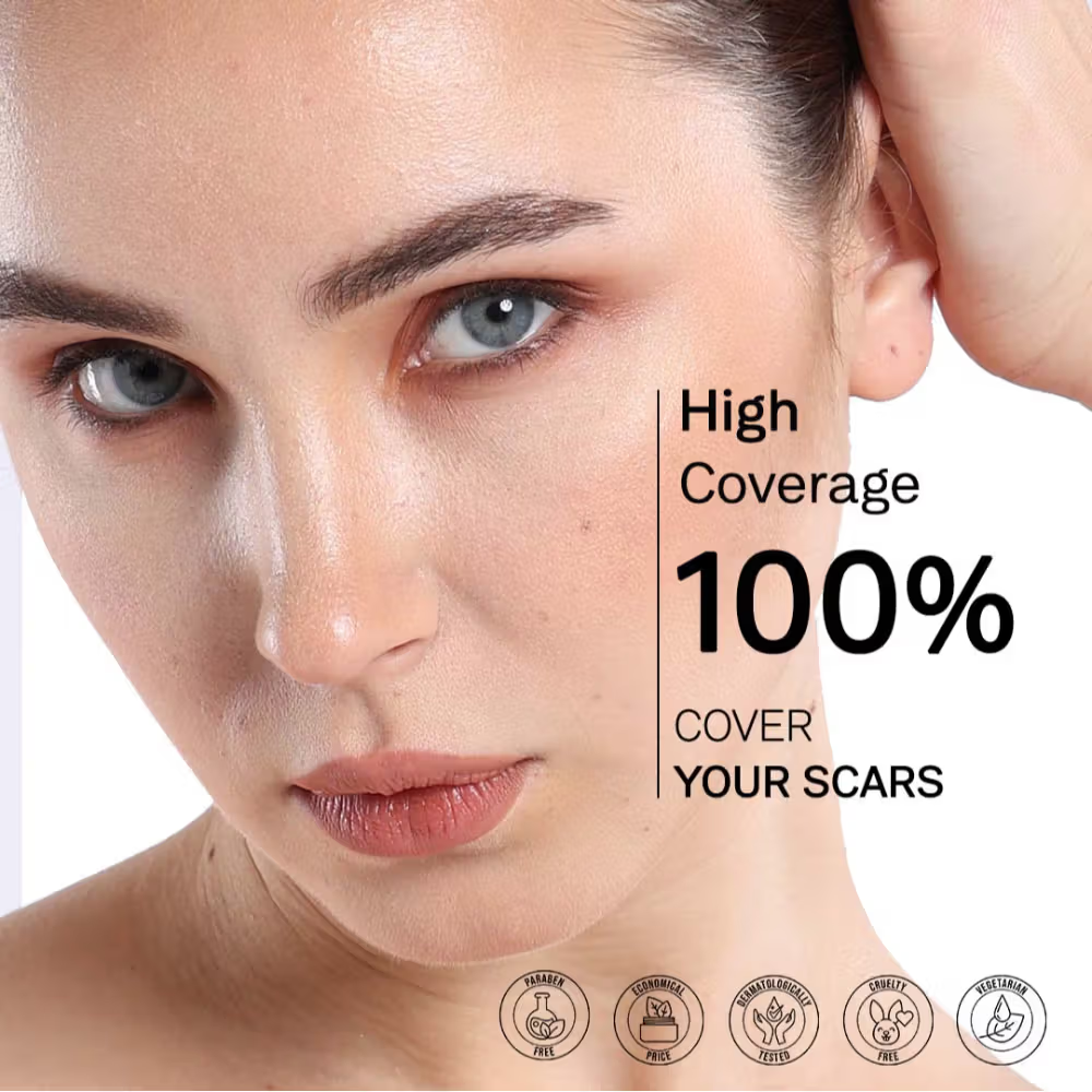 Flicka The Base Story Foundation High Coverage Satin Matte Finish Lightweight Waterproof