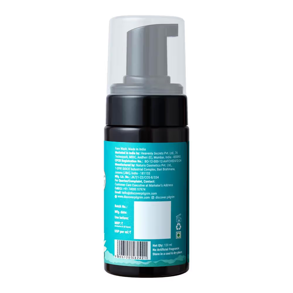 Pilgrim Salicylic (BHA) & Glycolic Acid (AHA) Foaming Face Wash