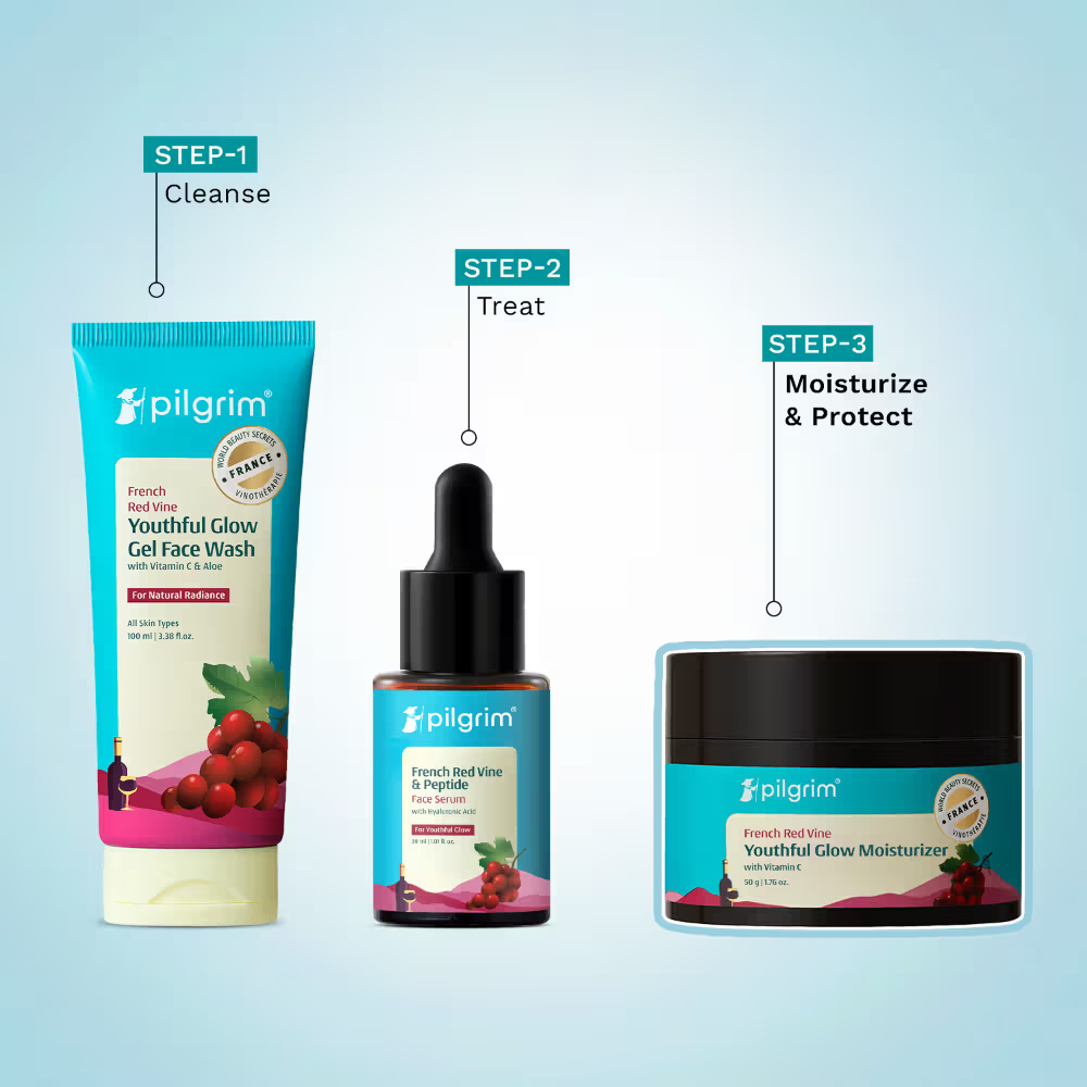 Pilgrim French Red Vine Youthful Glow Moisturizer SPF 30 with Vitamin C