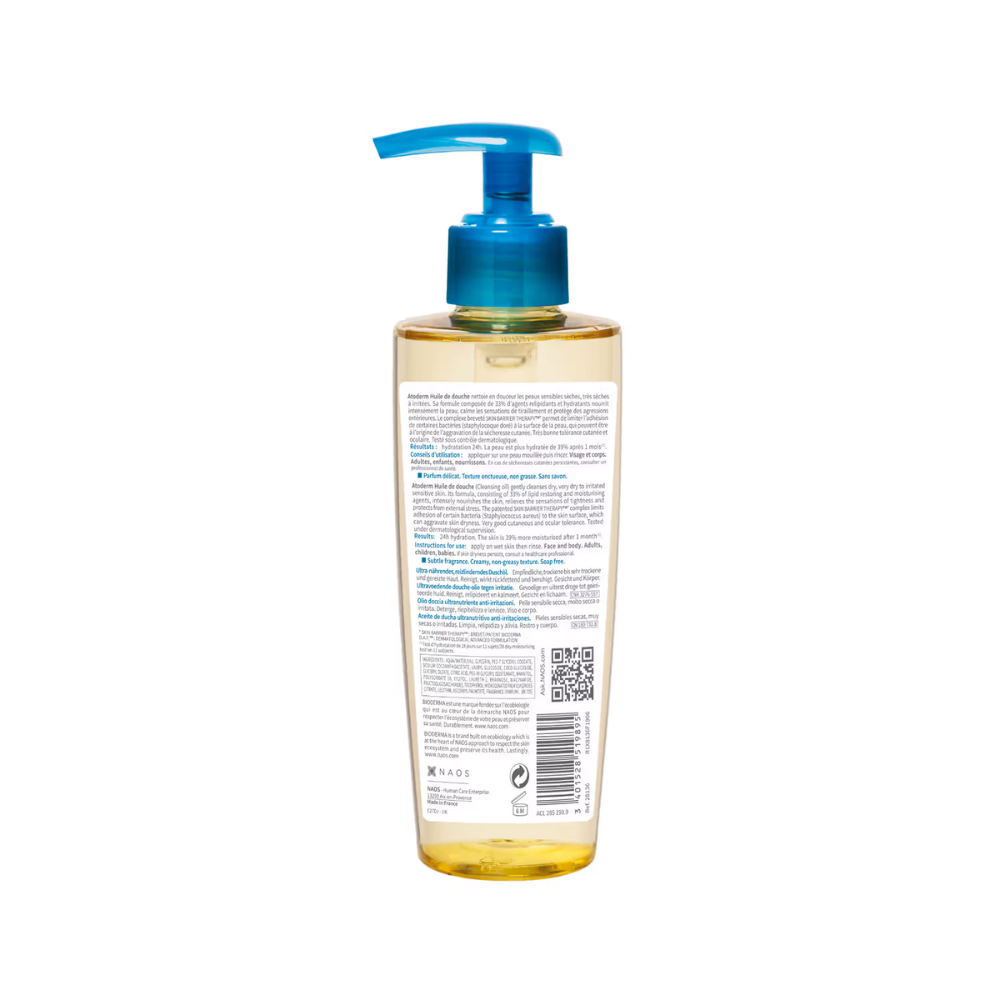 Bioderma Cleansing Oil - Atoderm Huile De Douche With Niacinamide