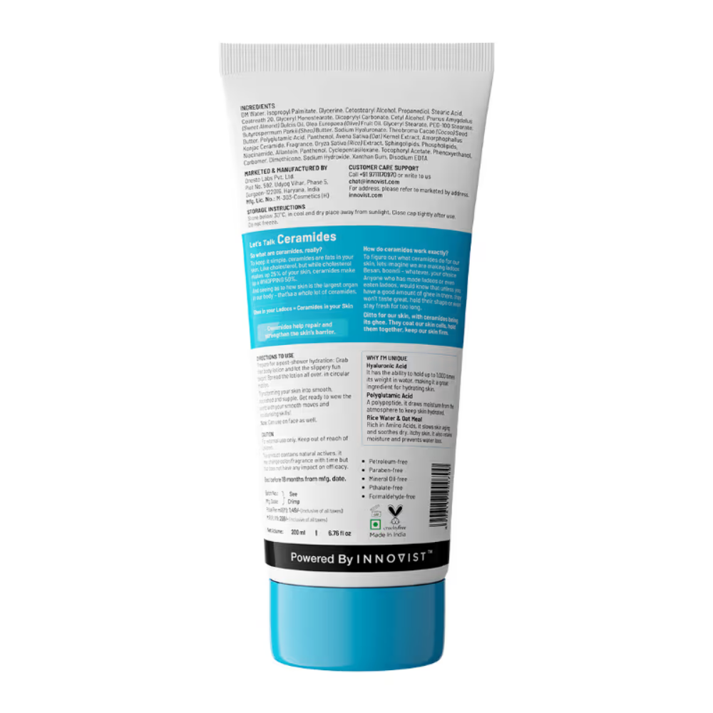 Chemist at Play Hydrating Body Lotion with Rice Water & Hyaluronic Acid, Moisturizer for Dry Skin