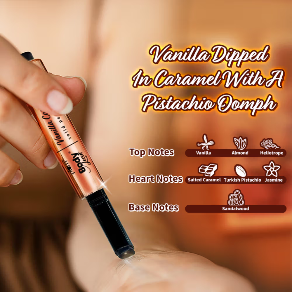 Plum Bodylovin' Vanilla Caramello Solid Perfume Stick