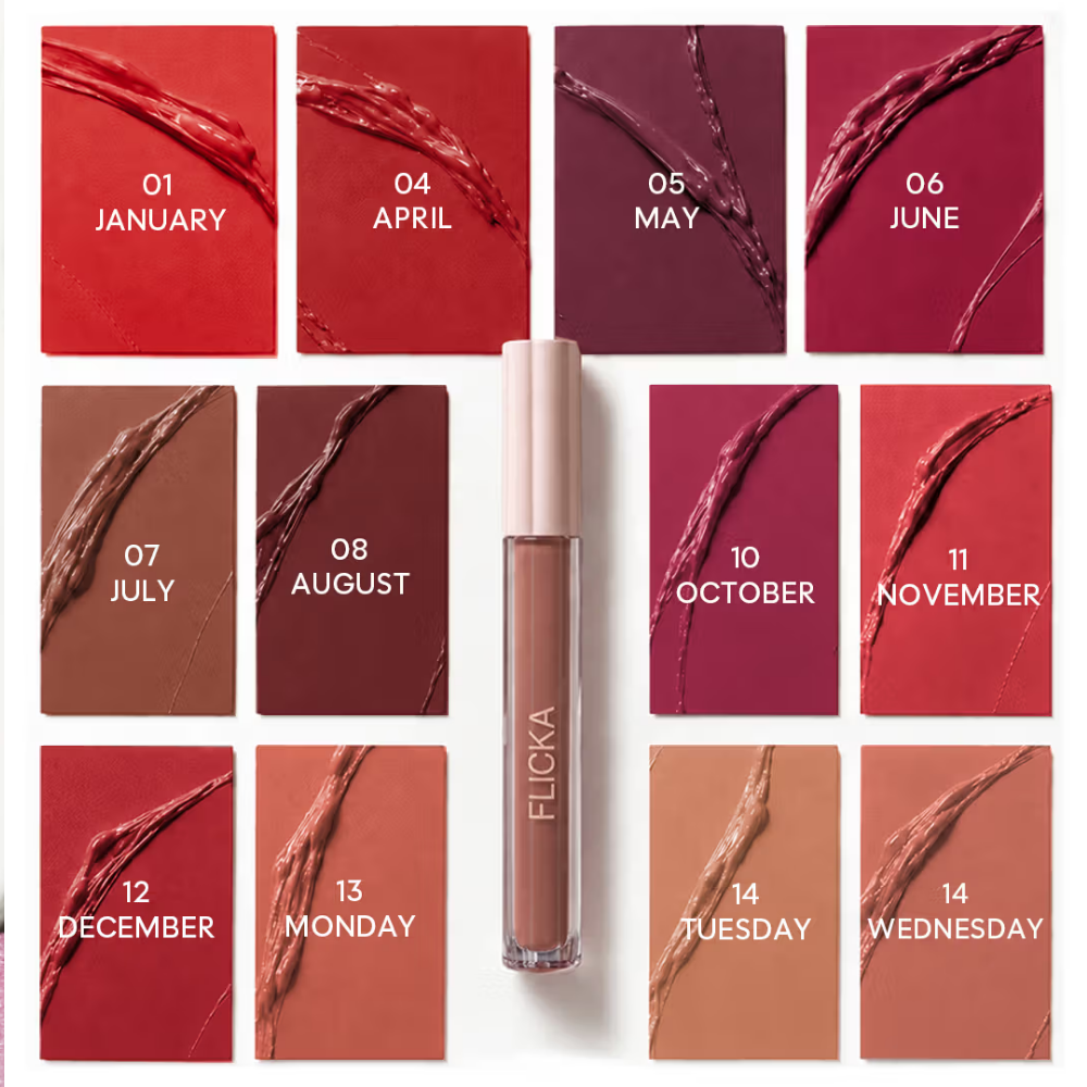 FLiCKA Weightless Impressions Liquid Lipstick Lightweight Long Lasting Smudgeproof
