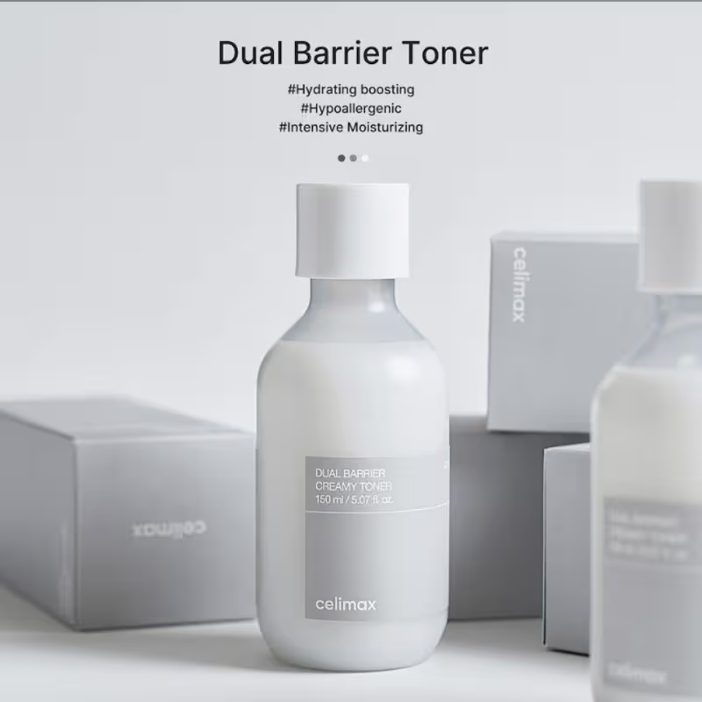 Celimax Dual Barrier Creamy Toner, Hydrates, Calms & Strengthens Skin barrier