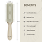 Ikonic Me Curly Brush IKM-3019 - Sand Beige