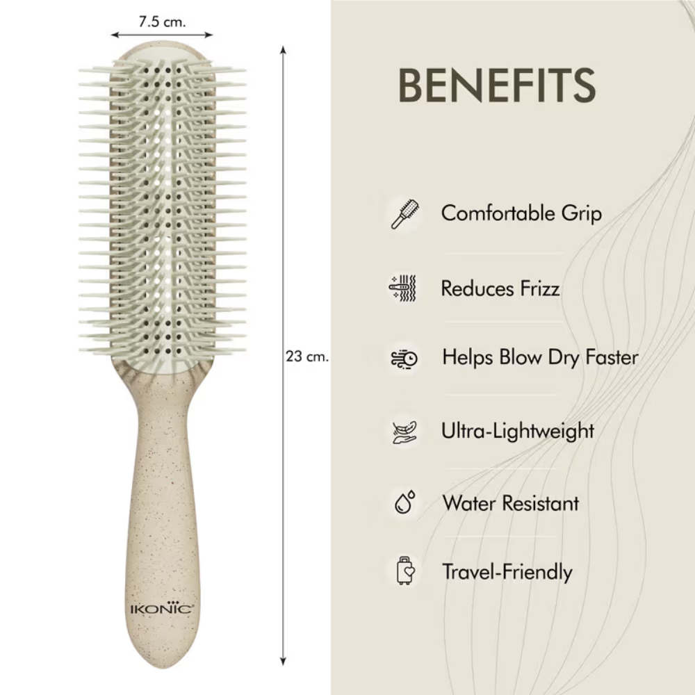 Ikonic Me Curly Brush IKM-3019 - Sand Beige