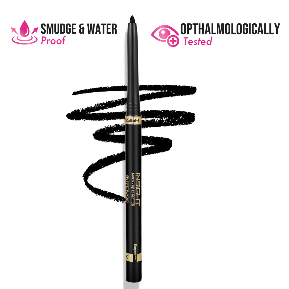 Insight Cosmetics 4x Intense Kohl Kajal, Water & Smudgeproof, Long Wear Kajal