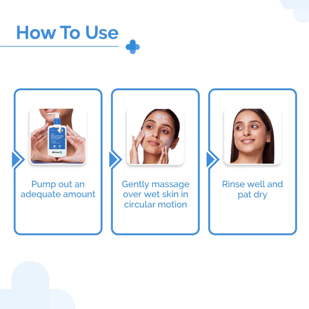 The Derma Co 2.5% Benzoyl Peroxide Gel Face Wash