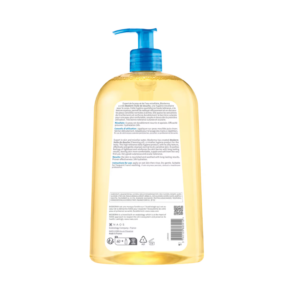 Bioderma Cleansing Oil - Atoderm Huile De Douche With Niacinamide