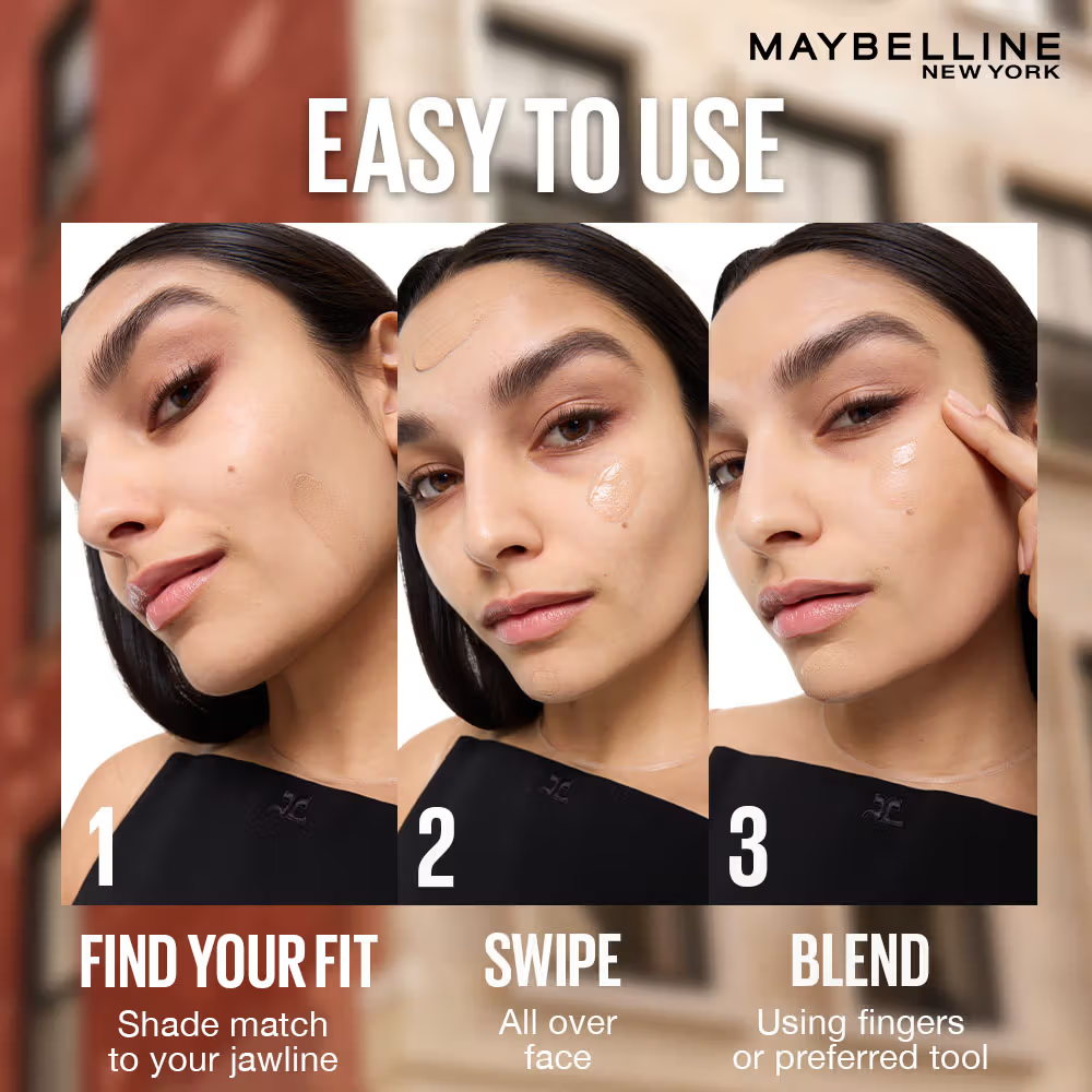 Maybelline New York Fit Me Glow BB Skin Tint, SPF 50, Niacinamide, Normal to Dry Skin