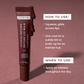 Hyphen Tinted Lip Balm- Vintage, 1% Vit E, 2% Squalane & Peptides, Brightens, Moisturizes Dry Lips