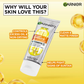 Garnier Vitamin C+ Serum Face Wash Brightening & Tan Removal Gentle Cleanser For All Skin Types
