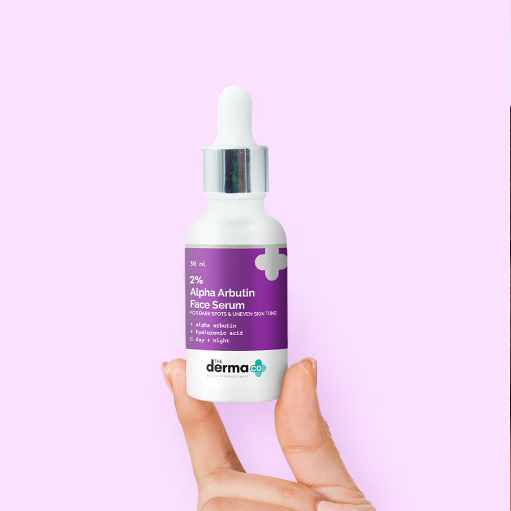 The Derma Co 2% Alpha Arbutin Serum For Dark Spots & Uneven Skin Tone