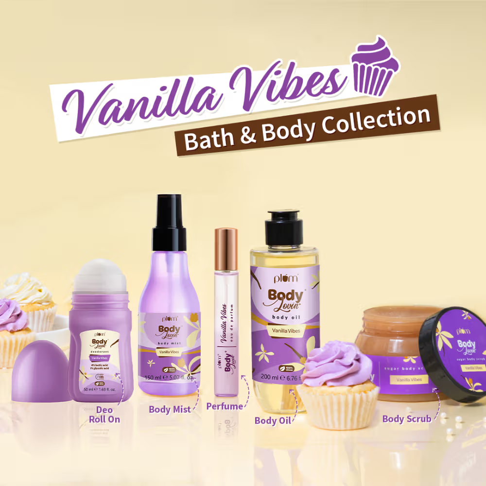 Plum Body Lovin Vanilla Vibes Body Mist For A Long Lasting Vanilla Fragrance