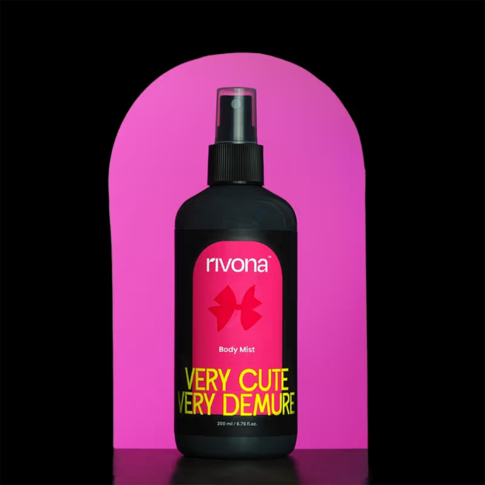 Rivona Naturals Very Cute, Very Demure Floral & Fruity Perfume Body Mist For Long Lasting Fragrance