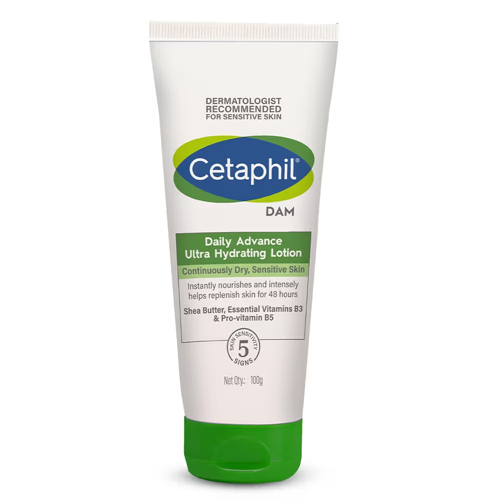 Cetaphil Dam Daily Advance Ultra Hydrating Lotion With Shea Butter & Niacinamide Sensitive Skin