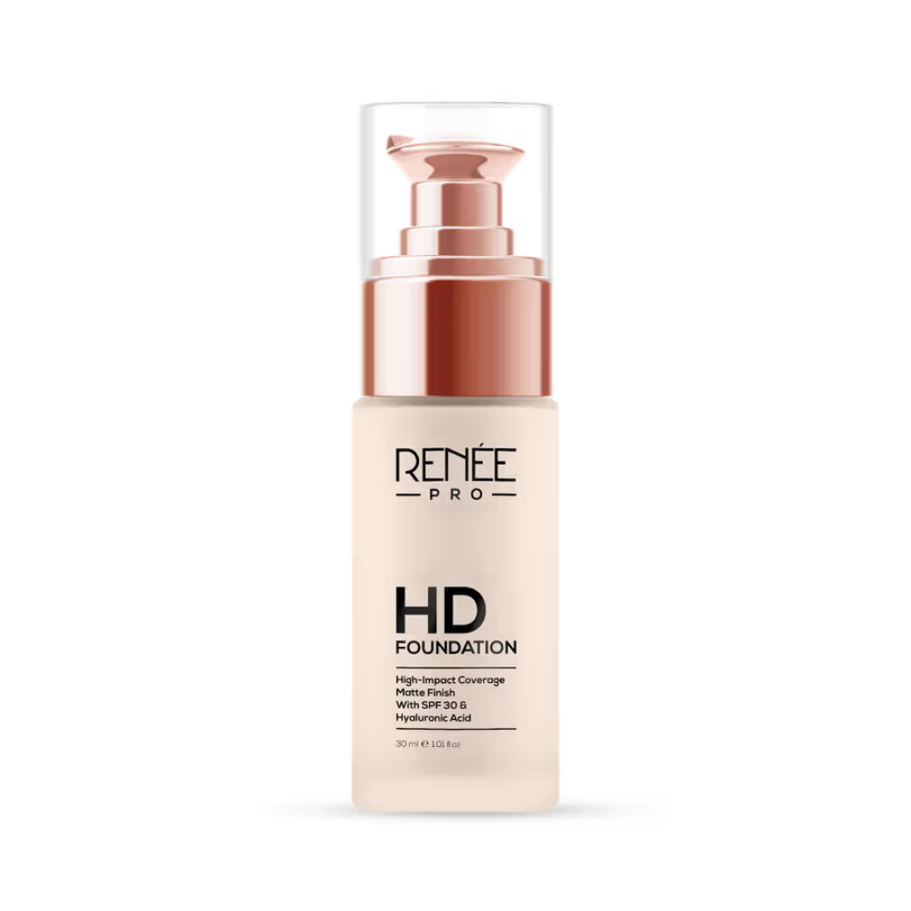 RENEE PRO HD Matte Foundation Weightless & Long Lasting, Highly Blendable with SPF15