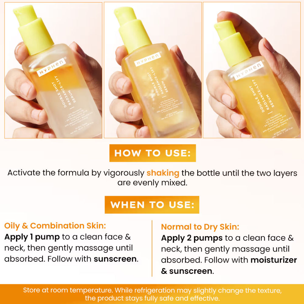 Hyphen 18% Brightening + 20% Collagen Double Serum