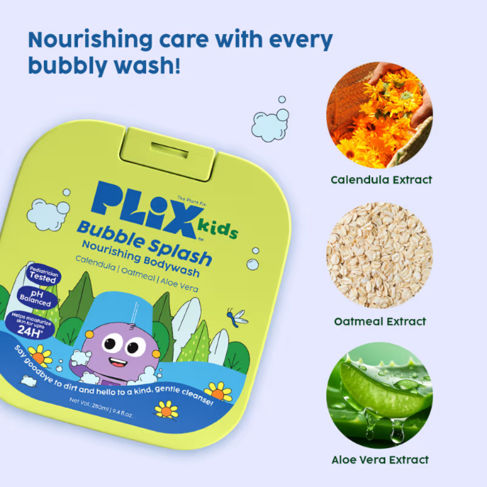 Plix Kids Bubble Splash Body Wash