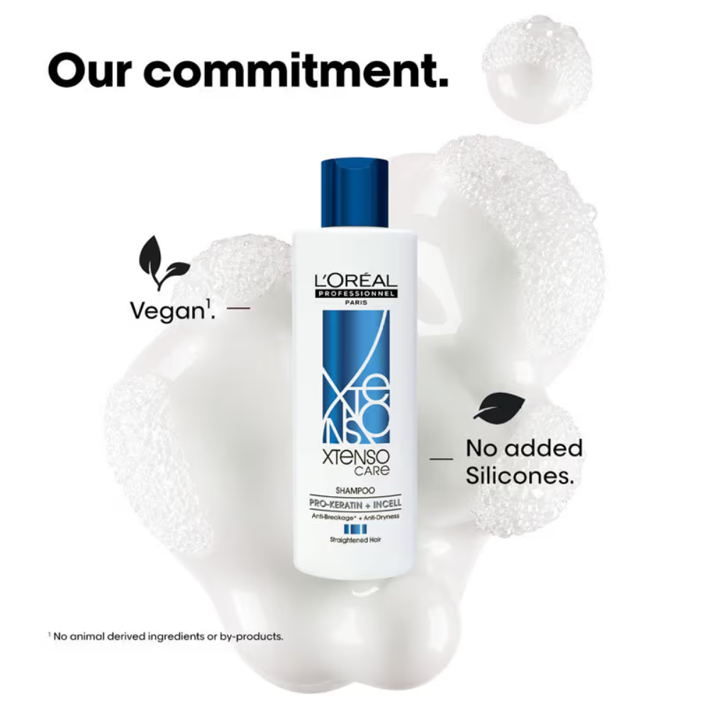 L'Oreal Professionnel Xtenso Care Shampoo, Frizz-Free Smooth Hair With Pro-Keratin & Incell