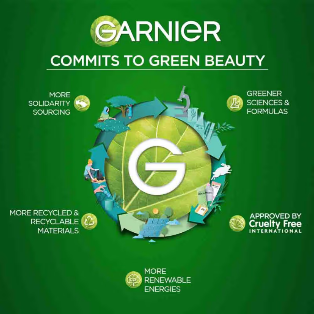 Garnier Men Turbo Bright Double Action Face Wash, Deep Cleansing Anti Pollution Face Wash