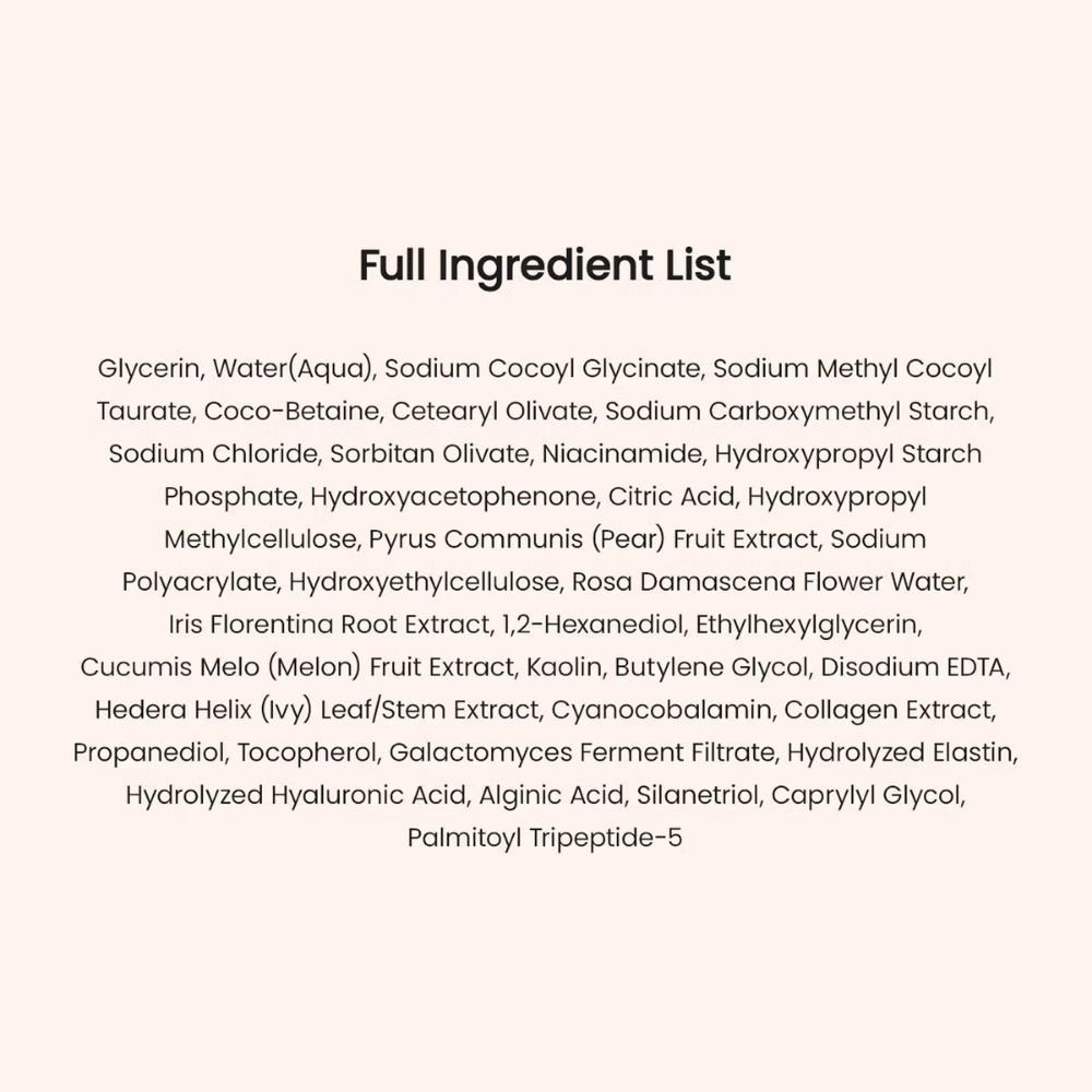 Biodance Collagen Mask To Foam Cleanser