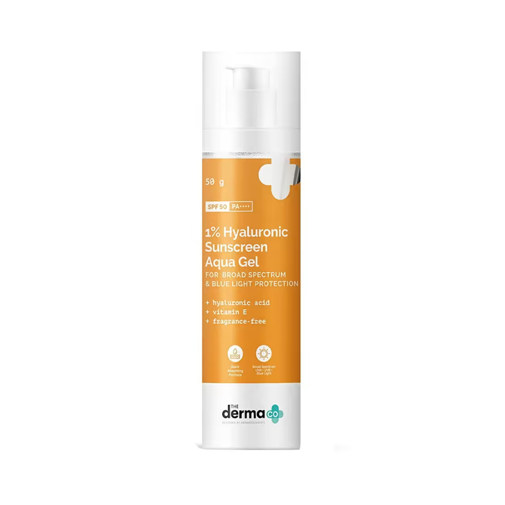 The Derma Co 1% Hyaluronic Sunscreen & 2% Salicylic Face Wash Combo