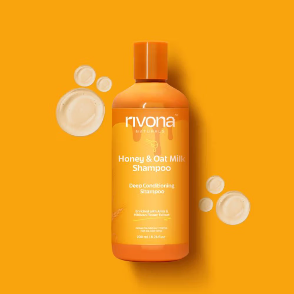 Rivona Naturals Honey & Oat Milk 2 In 1 Deep Conditioning Shampoo