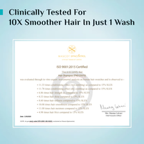 Pilgrim Patua & 10X Keratin Smoothening Shampoo For Dry & Frizzy Hair