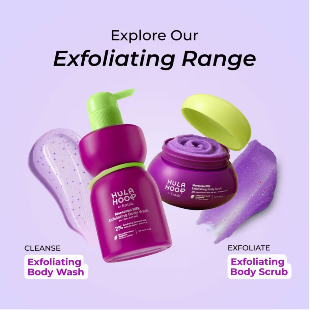 Foxtale Hula Hoop Moroccan Silk Exfoliating Body Scrub