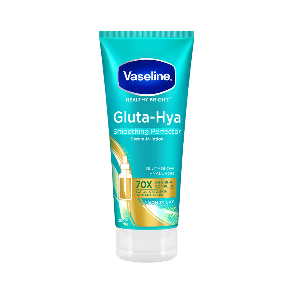 Vaseline Gluta-Hya AHA + BHA Body Lotion for Strawberry Skin Smoothens Bumpy Skin