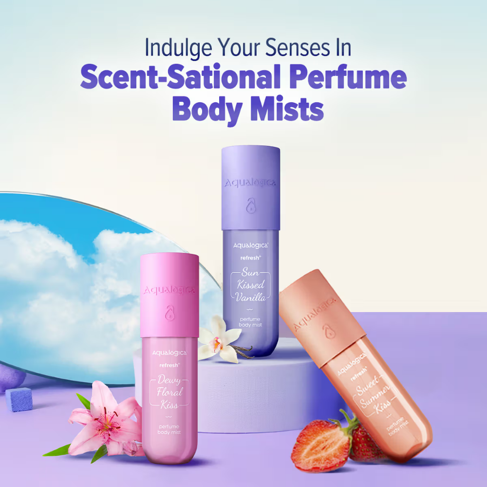 Aqualogica Refresh & Sun Kissed Vanilla Perfume Body Mist