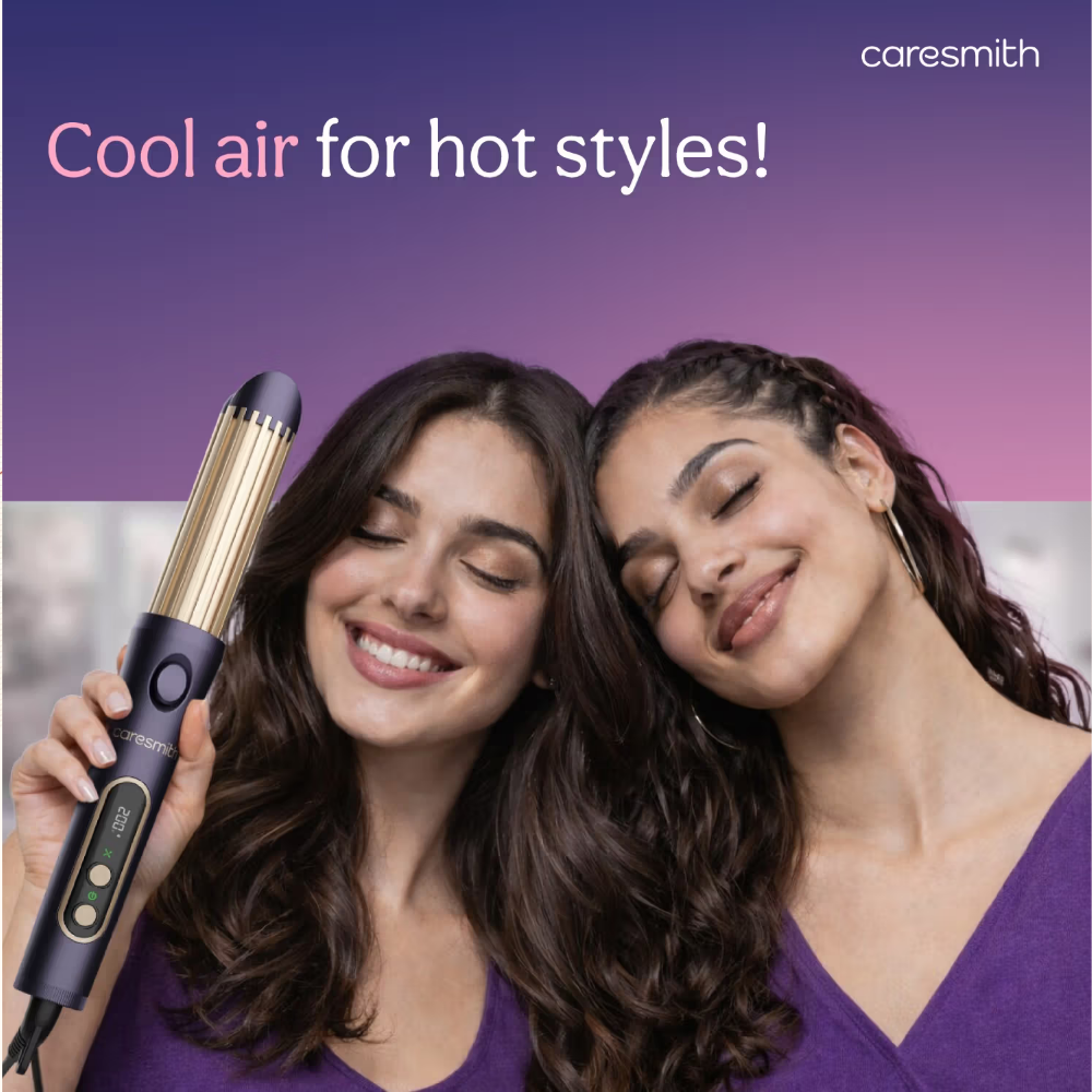 Caresmith Bloom 2-In-1 Air Styler Curler And Straightener