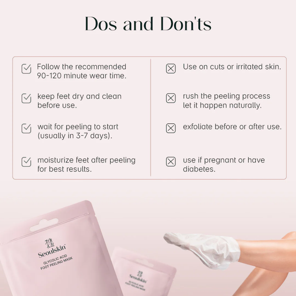 SeoulSkin Glycolic Acid Foot Peeling Mask