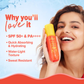 Aqualogica Detan+ Dewy Sunscreen Spray Spf 50+ Pa++++ Oxybenzone Free For All Skin Types