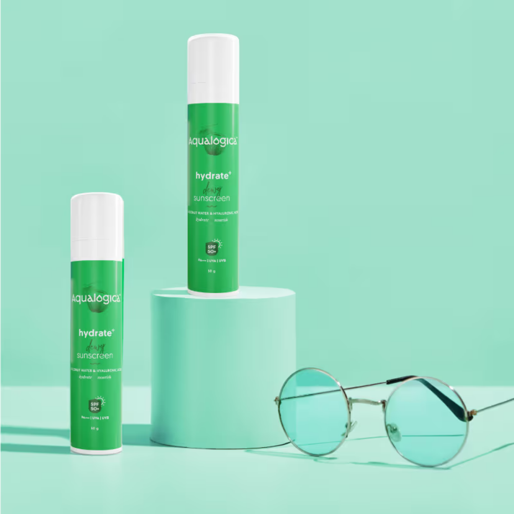Aqualogica Hydrate+ Dewy Sunscreen with Coconut Water & Hyaluronic Acid